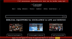 Desktop Screenshot of calvary.edu