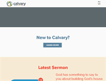 Tablet Screenshot of calvary.on.ca